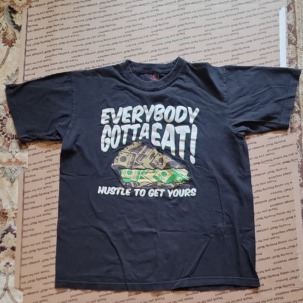 Y2K Black ICEDOUT Graphic T-Shirt